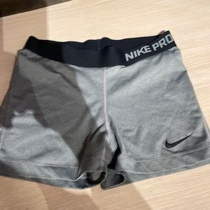 Nike pro compression shorts, size medium